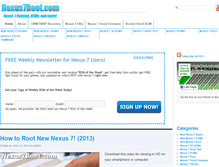 Tablet Screenshot of nexus7root.com